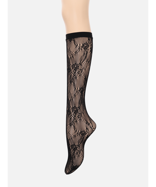 ラッセルレーシーフラワーハイソックス