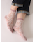 チュールダマスク柄ショートソックス