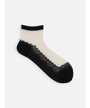 レースカバー風ショートソックス