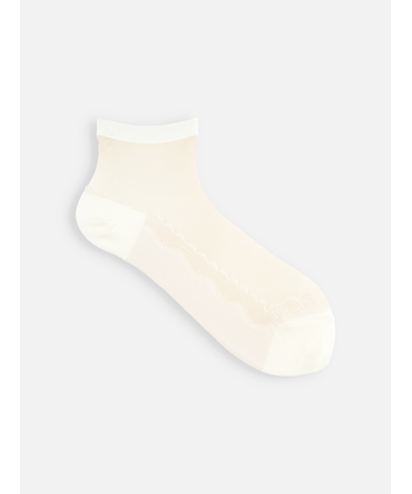 レースカバー風ショートソックス