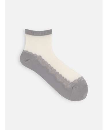 レースカバー風ショートソックス