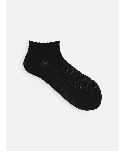 総メッシュちょい長ショートソックス