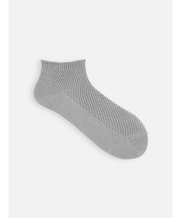 総メッシュちょい長ショートソックス