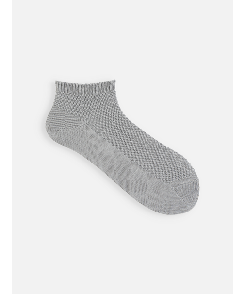 総メッシュちょい長ショートソックス