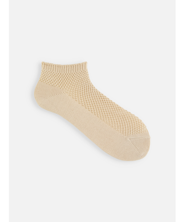 総メッシュちょい長ショートソックス