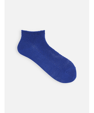 総メッシュちょい長ショートソックス