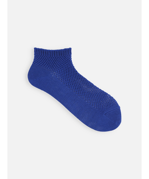 総メッシュちょい長ショートソックス