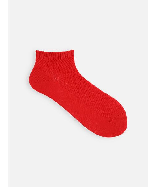 総メッシュちょい長ショートソックス