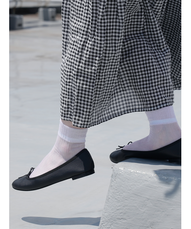 フロートクレープショートソックス