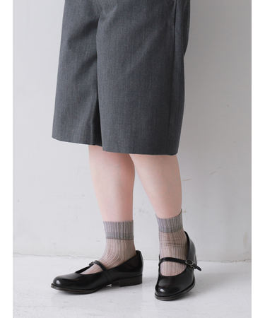 フロートクレープショートソックス