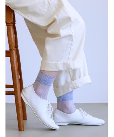 フロートクレープショートソックス