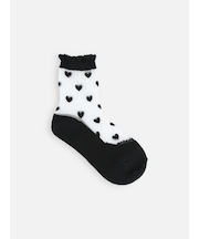 キッズ ハートシアーソックス16～18cm