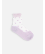 キッズ ハートシアーソックス16～18cm