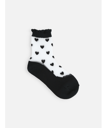 キッズ ハートシアーソックス19～21cm