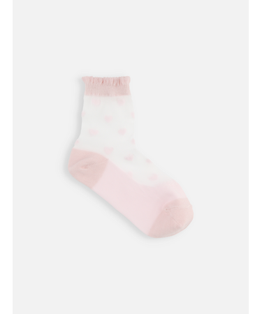 キッズ ハートシアーソックス19～21cm