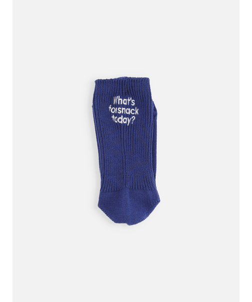 キッズ 今日のおやつは何？刺繍ソックス19～21cm
