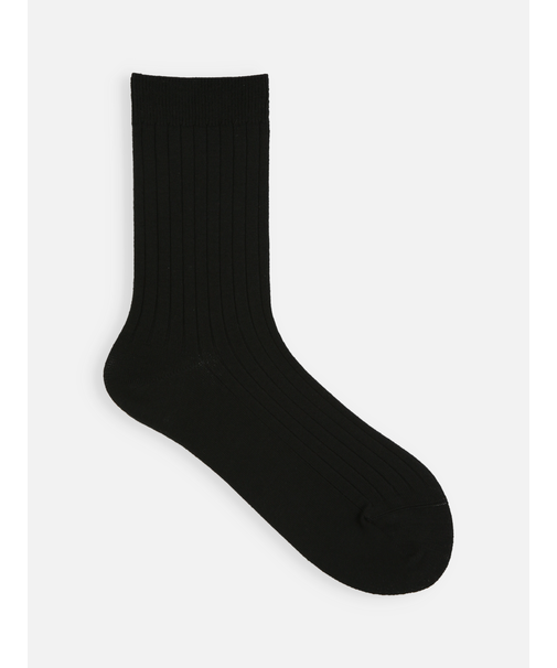 綿混6×2リブソックス