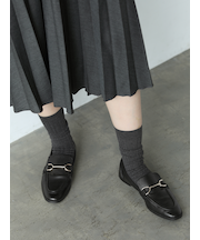 綿混6×2リブソックス