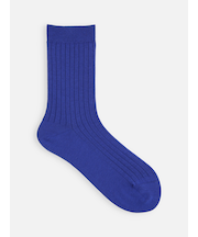 綿混6×2リブソックス