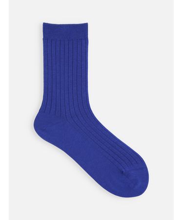 綿混6×2リブソックス