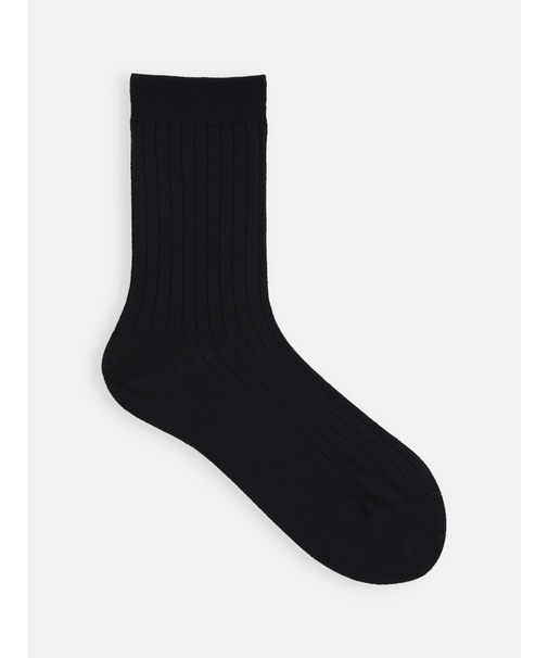 綿混6×2リブソックス