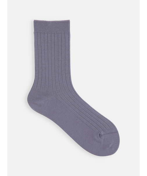 綿混6×2リブソックス