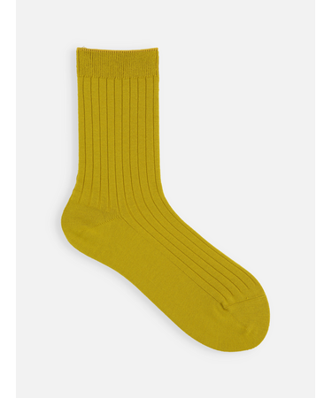 綿混6×2リブソックス