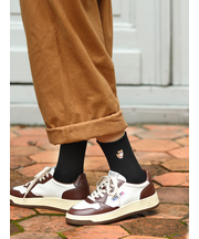 ねこ刺繍アメリブショートソックス