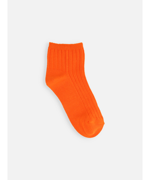 キッズ 蛍光リブショートソックス16～18cm