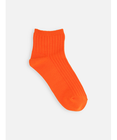 キッズ 蛍光リブショートソックス19～21cm