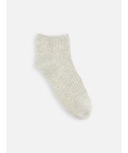 ジュニアサイズ 蛍光リブショートソックス22～24cm