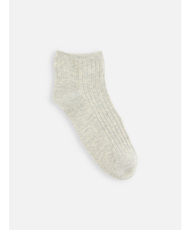 ジュニアサイズ 蛍光リブショートソックス22～24cm