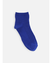 ジュニアサイズ 蛍光リブショートソックス22～24cm