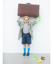 キッズ 蛍光リブハイカット19～21cm