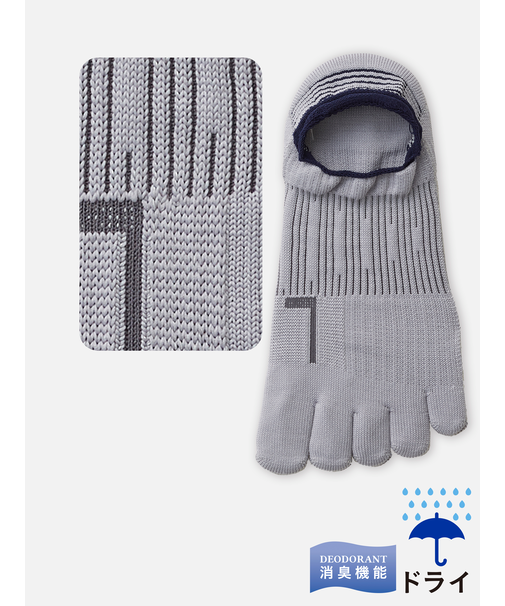 【Tabio MEN】フットパフォーマー五本指ソックス