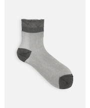 シアーグリッターラメショートソックス