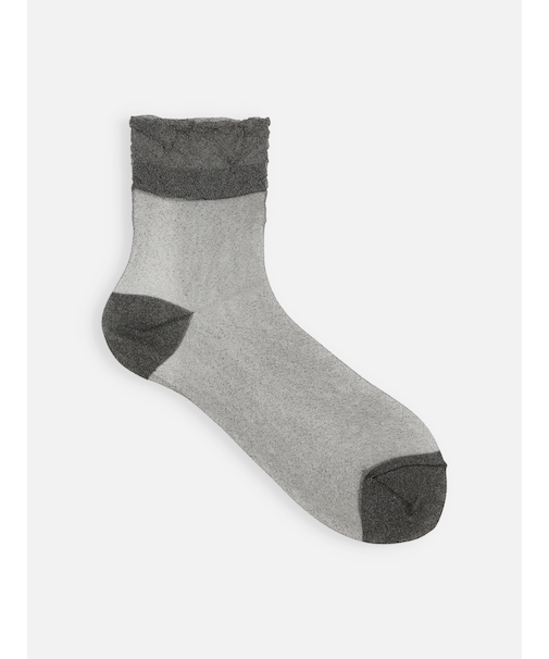 シアーグリッターラメショートソックス