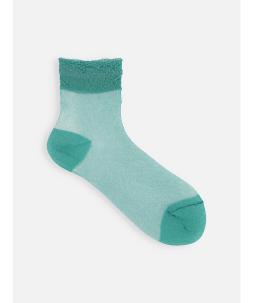 シアーグリッターラメショートソックス