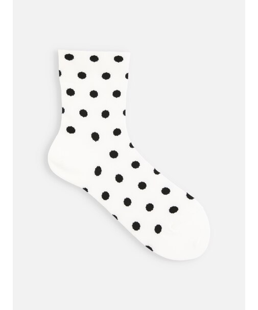 ポルカドットショートソックス