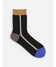 カラーブロックショートソックス