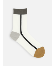 カラーブロックショートソックス