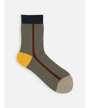 カラーブロックショートソックス