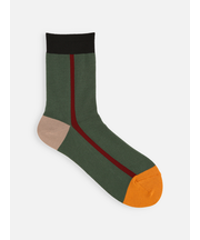 カラーブロックショートソックス