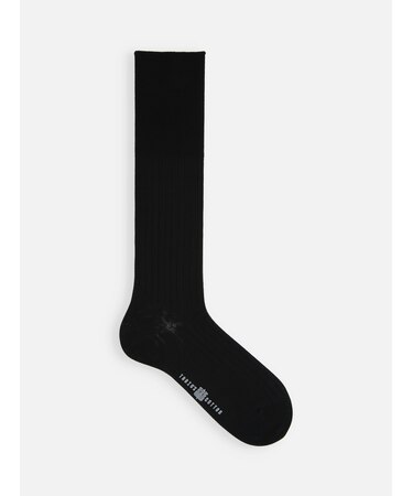 【TABIO’S COTTON】リブロングホーズ丈ビジネスソックス（27.0～29.0cm）