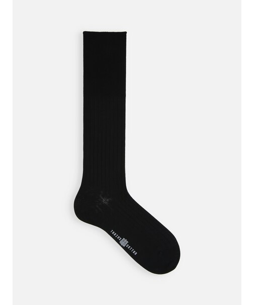 【TABIO’S COTTON】リブロングホーズ丈ビジネスソックス（27.0～29.0cm）