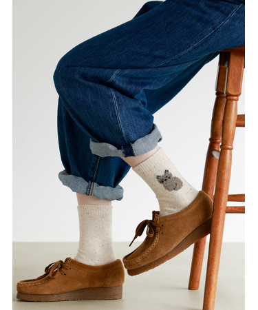 ネップねこ＆いぬショートソックス