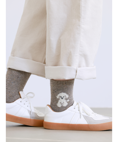 ネップねこ＆いぬショートソックス