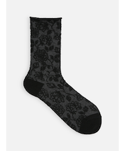 ミドル毛混フロートロールソックス