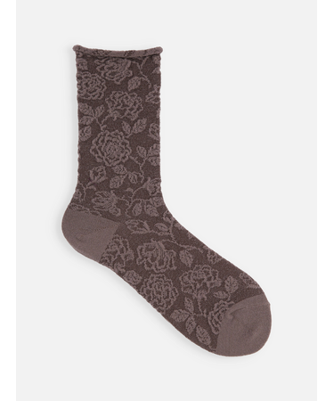 ミドル毛混フロートロールソックス