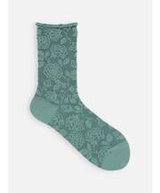 ミドル毛混フロートロールソックス